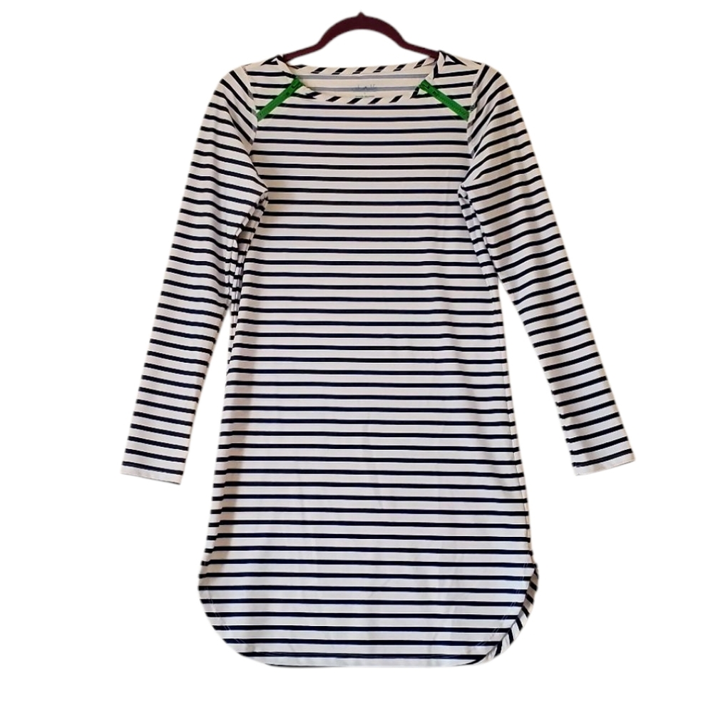 New Women's Cabana Life Striped Swimsuit Coverup Dress Beach Size Small NWOT